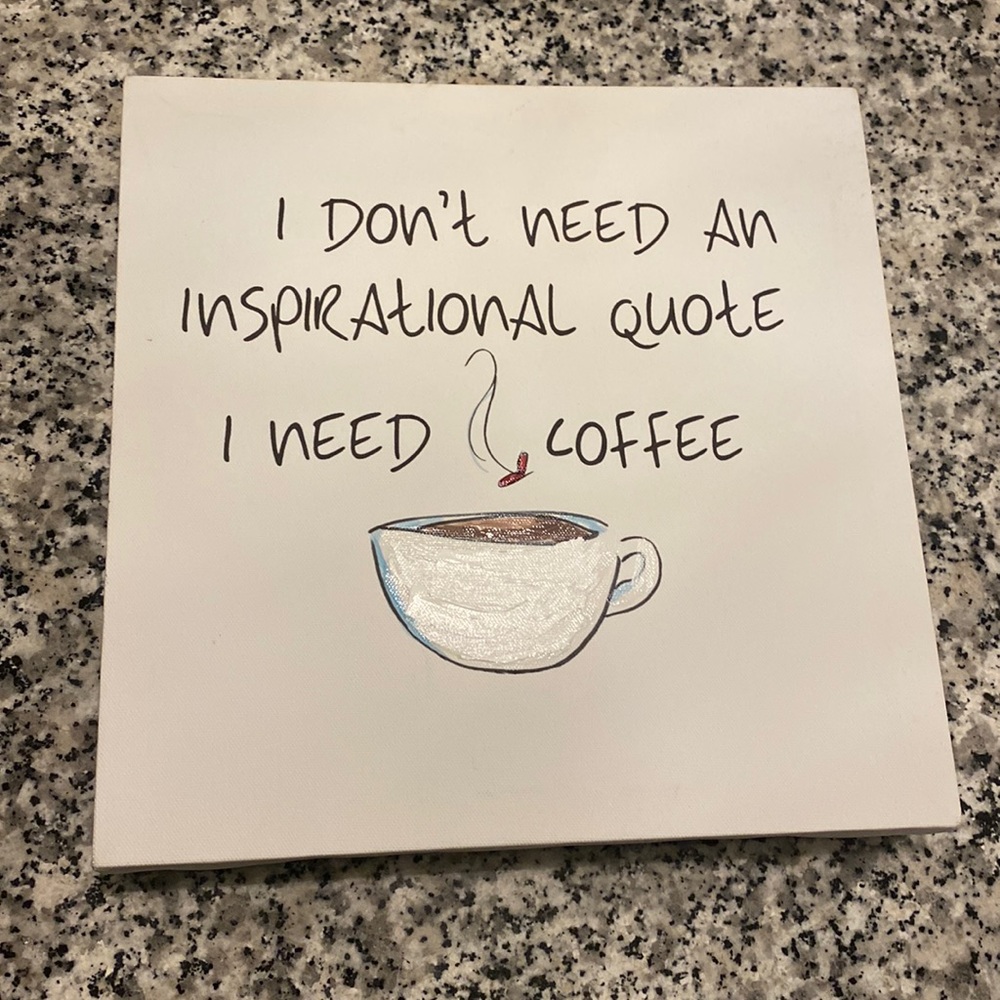 Pier 1 canvas home decor for wall art or desk